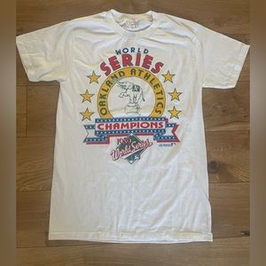 Oakland Athletics World Series shirt 1989